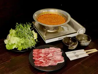 【生ラムジンギスカン＋豆乳麻辣ラム鍋コース】生ラムジンギスカン&豆乳麻辣ラム鍋飲み放題無し