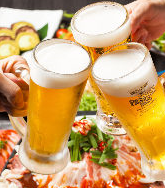 [All-you-can-drink] All-you-can-drink with draft beer♪ 2 hours 1,958 yen (tax included) or 3 hours 2,508 yen (tax included)♪