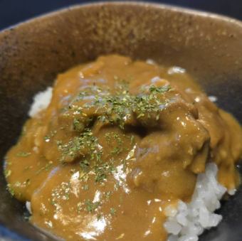 もつ鍋屋の自家製カレー