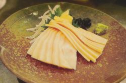 Bamboo shoot sashimi