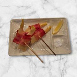 竹の子のベーコン巻き