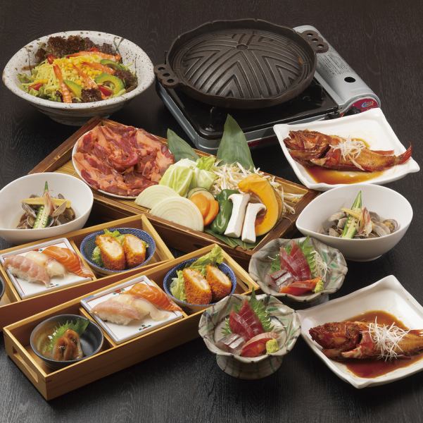 【ご宴会におすすめ！】2時間飲み放題付き★キンキとジンギスカン『北海道ごちそうプラン』♪