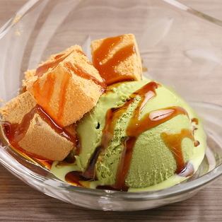 Warabi Mochi Matcha Ice Cream