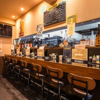 《お1人様でも気兼ねなくご利用いただけるカウンター席です◎》