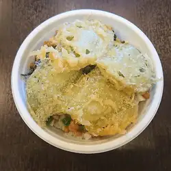 仙人掌鹽天婦羅飯