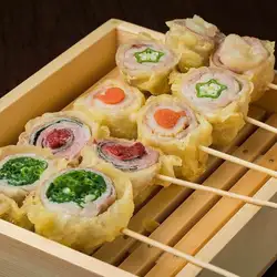 豬肉捲烤串