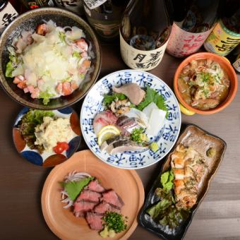 【4名～】3時間飲放題付！幹事さんも安心♪岳の豪華な宴会コース♪【2日前までの予約】