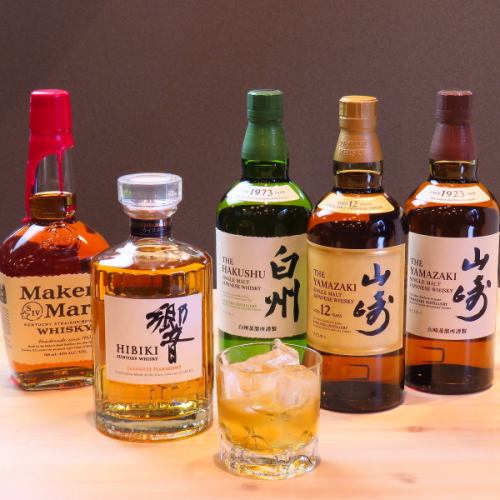 お酒も充実のラインナップ