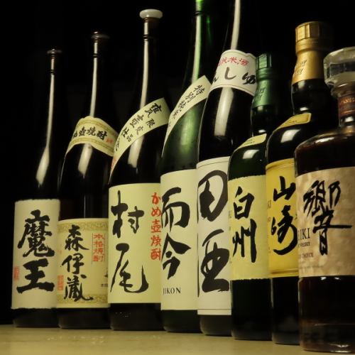 清酒、燒酒、威士忌等多種飲品