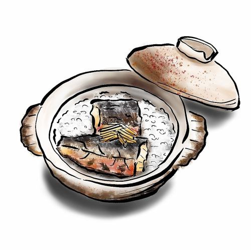 炭焼きトロ鯖の土鍋ご飯　1人前