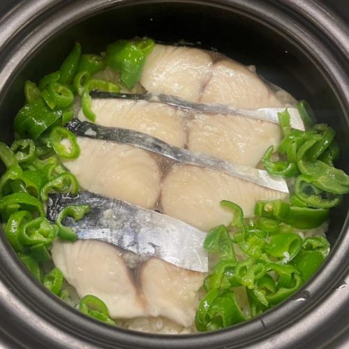 鰆の塩麹漬けと京万願寺の土鍋ご飯