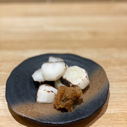 숯구이 소탕과 격신청고추 된장