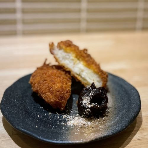 北海道バターコロッケと田楽味噌