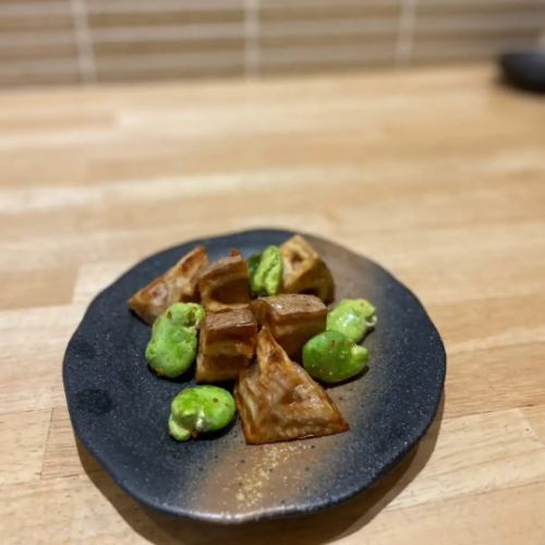 ★そら豆と蓮根のフライ