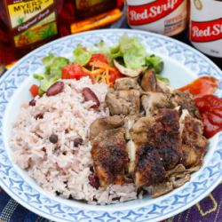 JERK CHICKEN OVER RICE（ M SIZE）