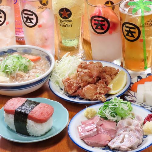 宴会を彩る飲み放題付きコース