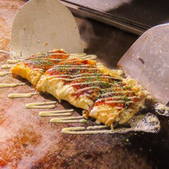 ★各種宴会に最適★とん平/豚キムチ/モダン焼き　全7品100分飲み放題付き4500円→4000円♪