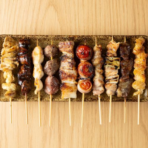 자랑의 닭꼬치를 즐기세요☆