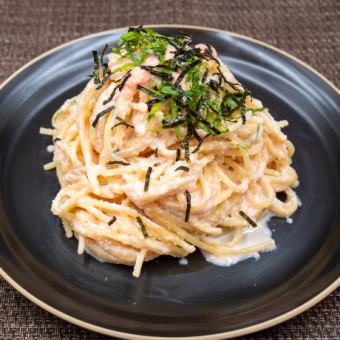 濃厚！明太クリームパスタ