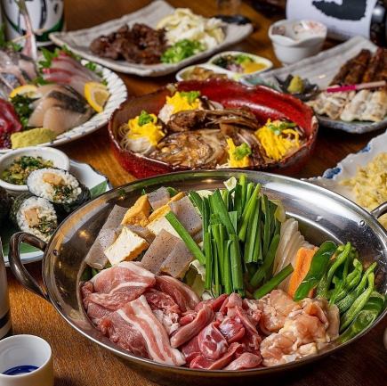 廣島限定套餐 7,500日圓 內含2小時高級無限暢飲 盡情享受廣島風味的絕妙套餐
