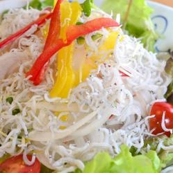 Onion and Shirasu Salad