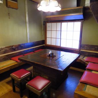 Spacious table seats on the 2nd floor.It is OK for 4 to 8 people.