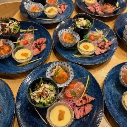 Private room plan ■ Small box sashimi course 13 dishes only ■ + one drink order (drinks are charged separately)