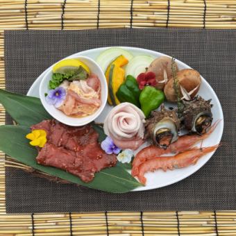 海辺のごちそうBBQコース