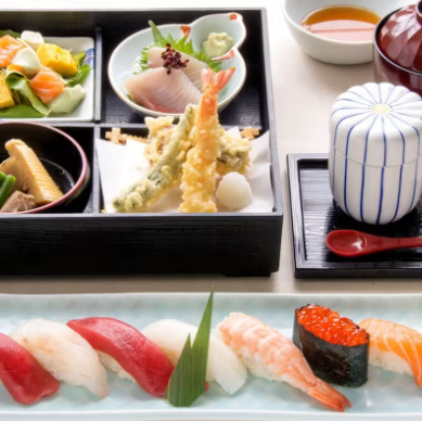 【彩り豊かな和食で特別なひとときを】旬の味覚と寿司を楽しめる