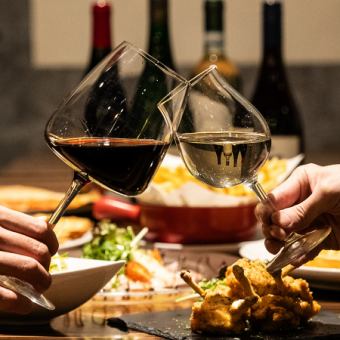 【メッセージプレート付プレミアムお祝いコース】2時間飲み放題付6980円
