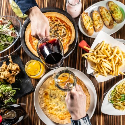 【12/24, 25 한정 ★성스러운 밤의 크리스마스 코스】2시간 음료 무제한 6품 6000엔