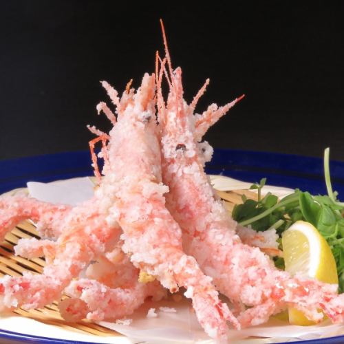 甘海老の唐揚げ