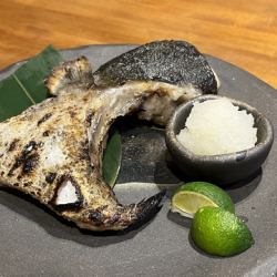 茶ブリのカマ焼き