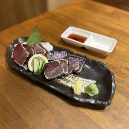 藁焼き 鰹のタタキ