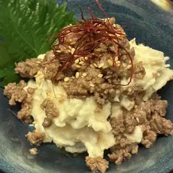 Ground meat potato salad