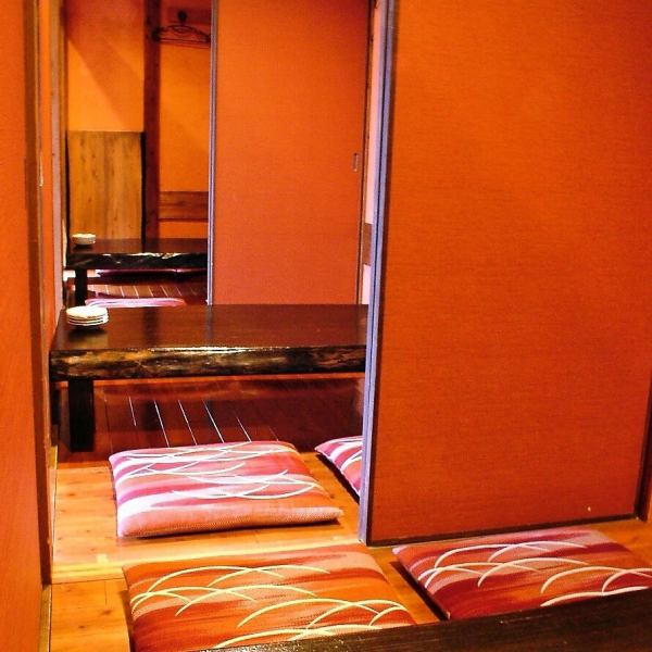 A tatami room that can accommodate parties of 30 to 35 people.Suitable for company parties and family gatherings