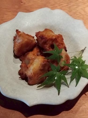 Lotus root tempura