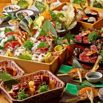 【2h飲み放付！】旬菜と天ぷらの雅コース！京ゆば料理やボリュームある品々に,全8品◆税込7000円