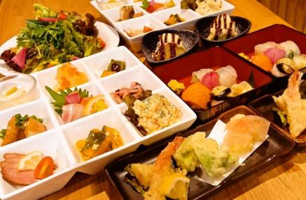 【월~목 한정 드링크 2잔 포함】여자회 코스☆부가세 포함 2980엔!