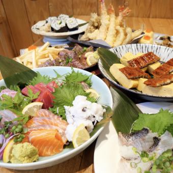 [2-Hour All-You-Can-Drink] Summer Banquet Course ◆ 7 Dishes Including Seasonal Sashimi and Steak ◆ 5000 Yen (Tax Included)