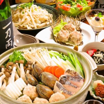 Seasonal recommended seafood hotpot course [all-you-can-drink included]