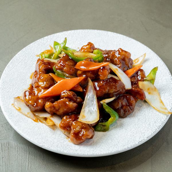 特製・黒酢酢豚