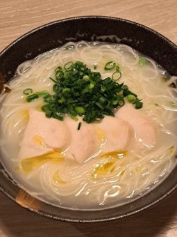 鶏白湯そうめん