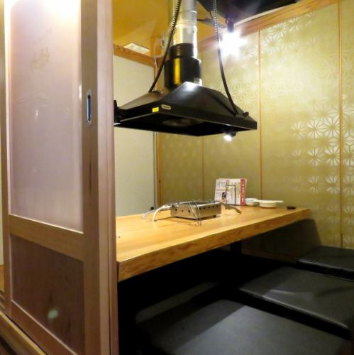 You can enjoy it without worrying about the surroundings in the private room space of Tatsuno digging!