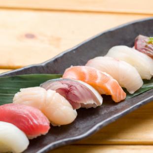 5 kinds of recommended sushi