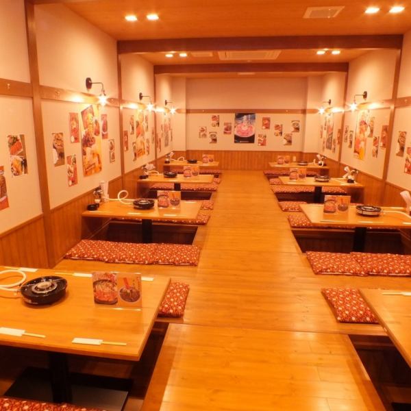 [2nd floor x Sukiyaki] For a relaxing digging kotatsu banquet! Up to 48 people for company banquets and friends' drinking parties.