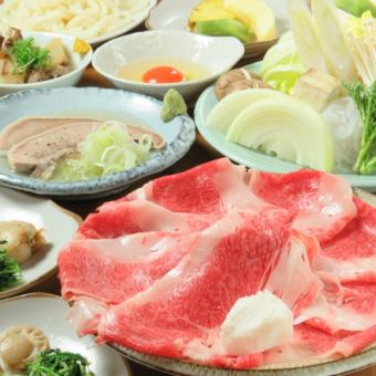 [Exquisite Sukiyaki Course] <Food only> Enjoy Kuroge Wagyu Beef Sukiyaki for 3,150 yen (tax included)