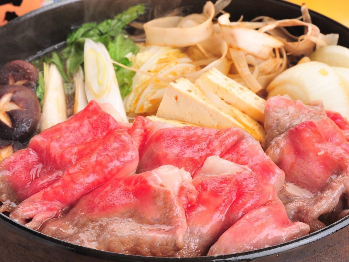 【特選すき焼き】とみや満喫コース!2時間[飲放]付4500円→3800円