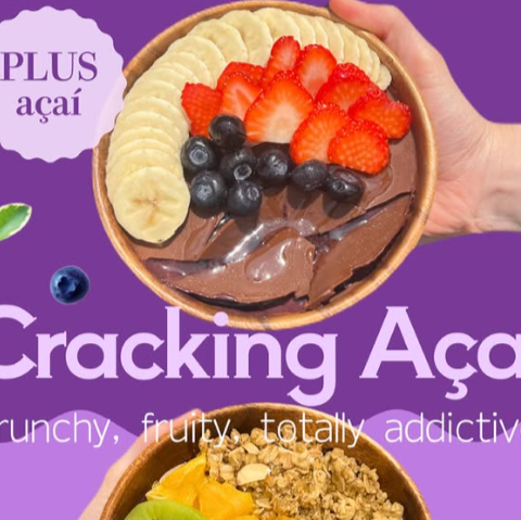 【チョコのパリッとした食感が楽しめる新感覚デザート】クラッキングアサイーボウルが新登場！