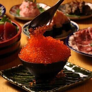 【個室確約】SNS映え！ぶっかけオイサーを楽しめる【魚魚魚コース】料理7品・3時間飲み放題付き
